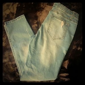 Ankle length jeans